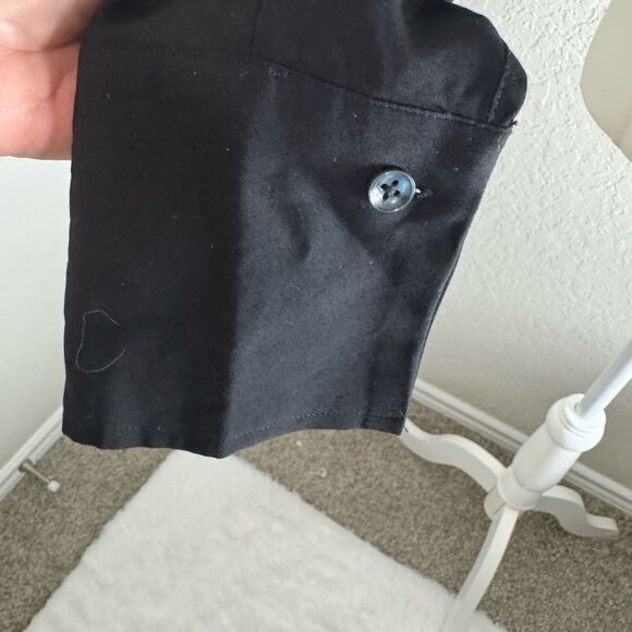 Good American Black Wrap Blouse - Picture 3 of 9